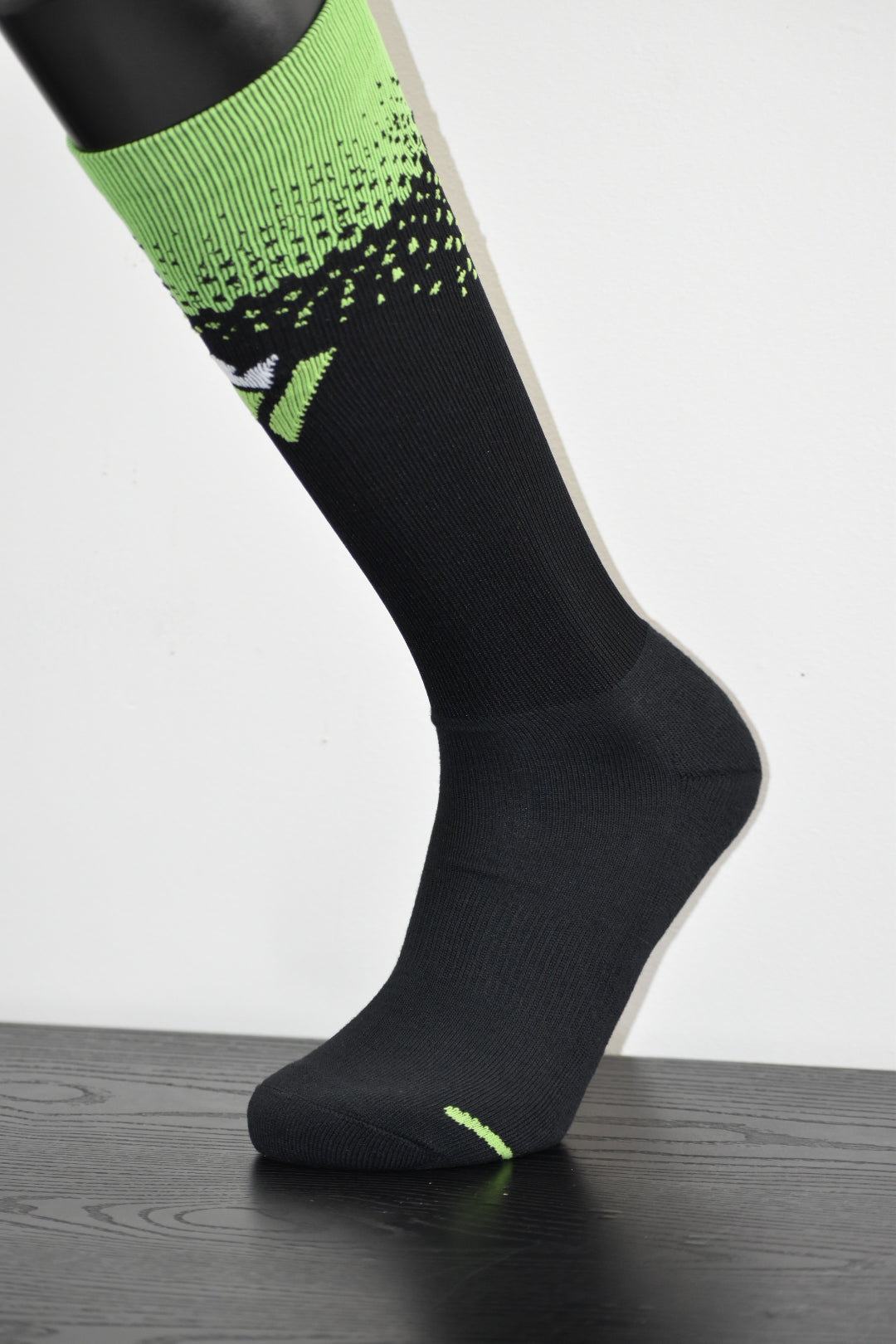 Coolmax Soccer Socks Neon Black Fade | Waly’s