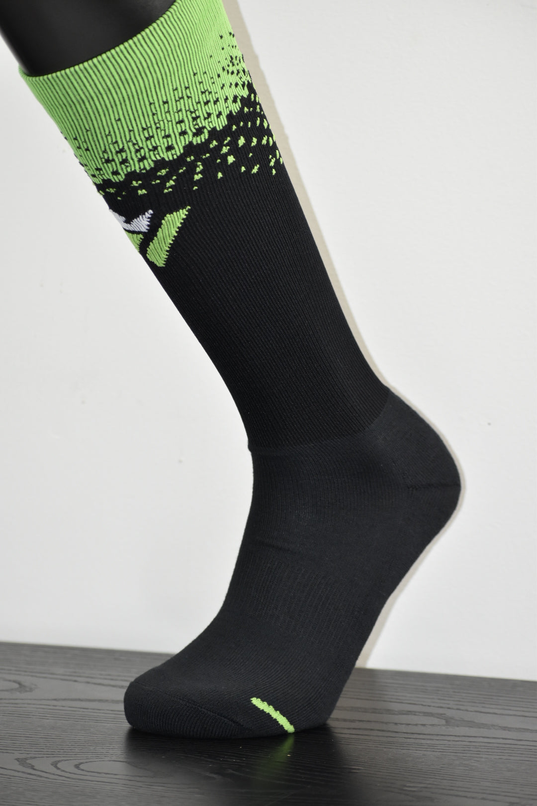 Coolmax Soccer Socks Neon Black Fade | Waly’s Waly's