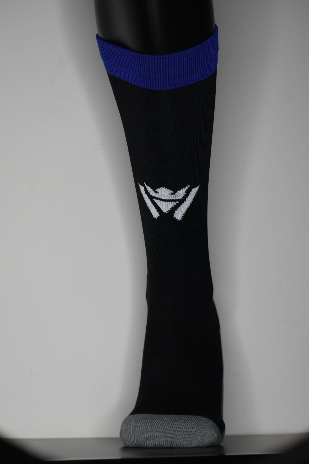 Comfort Hybrid Soccer Socks Black/Royal | Waly’s