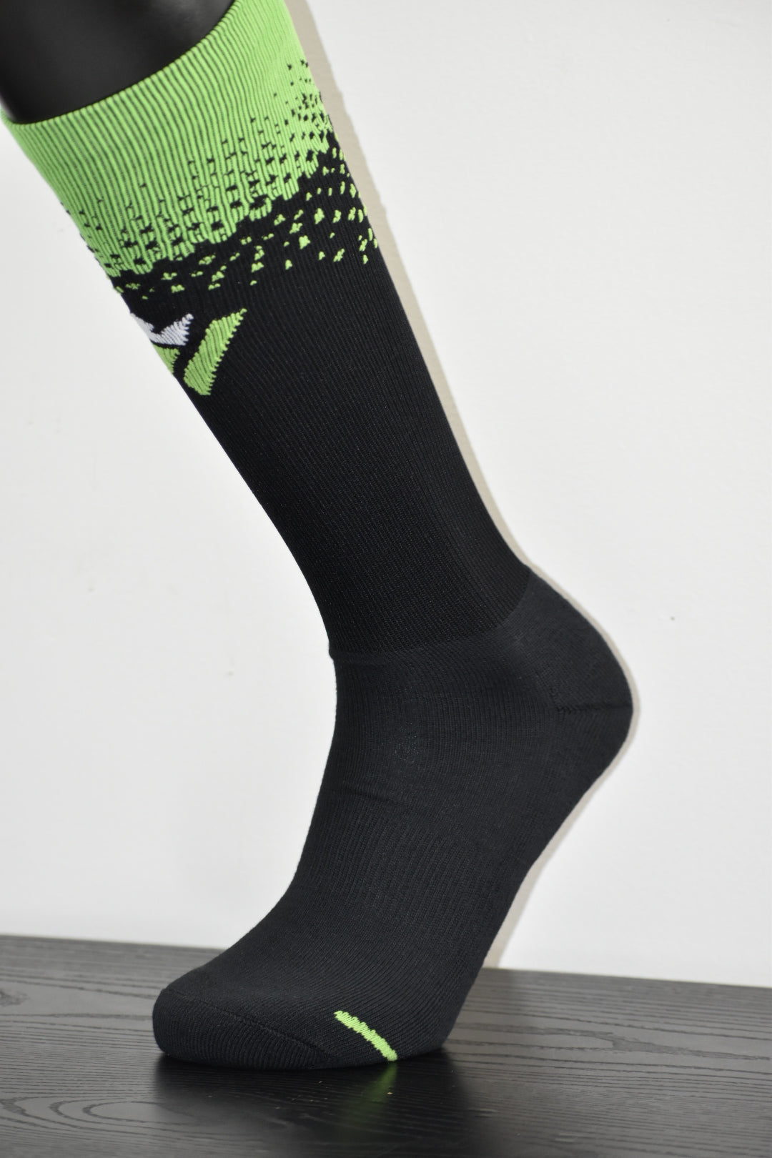 Coolmax Soccer Socks Neon Black Fade | Waly’s